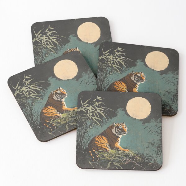 Item preview, Tiger at Night designed and sold by patternshoprad.