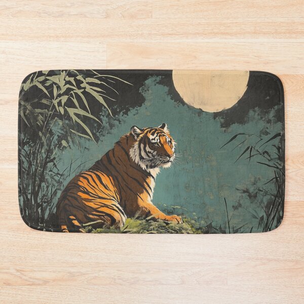 Item preview, Tiger at Night designed and sold by patternshoprad.