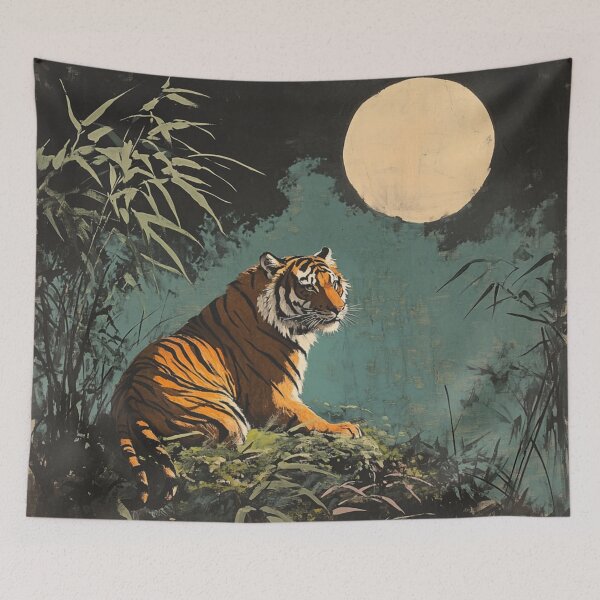 Item preview, Tiger at Night designed and sold by patternshoprad.