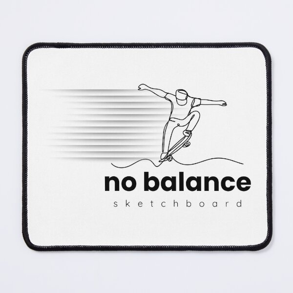 Item preview, No Balance black logo, funny logo, funny sketchboard designed and sold by WorlDigitalArts.