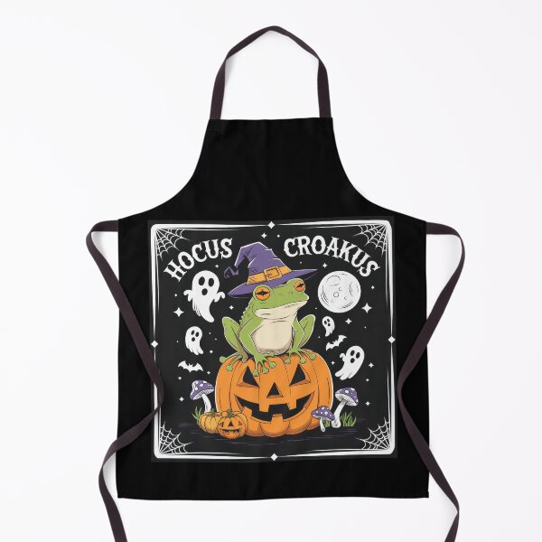 Item preview, Hocus Croakus Halloween Frog on Pumpkin Witch Hat designed and sold by Hananiah Merch.