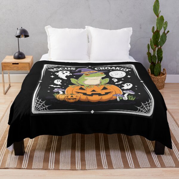 Item preview, Hocus Croakus Halloween Frog on Pumpkin Witch Hat designed and sold by Hananiah Merch.