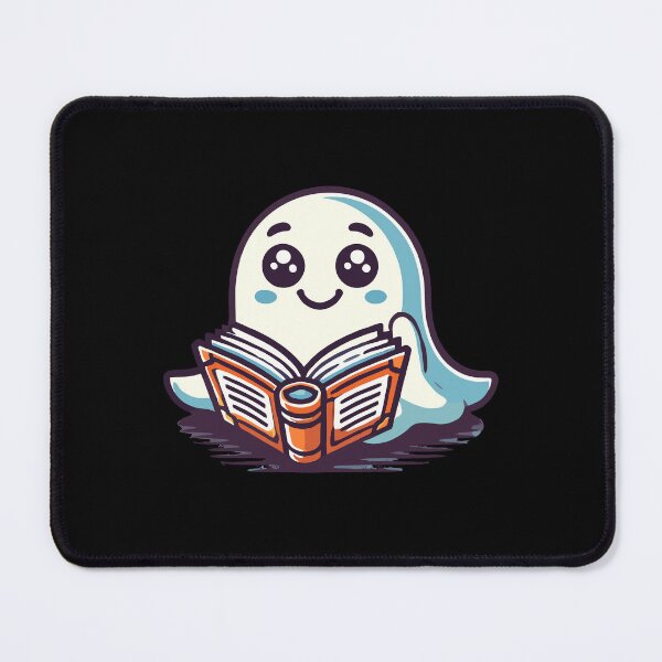 Item preview, Funny Book Lover Ghost Reading Ghost designed and sold by LuminOrb.
