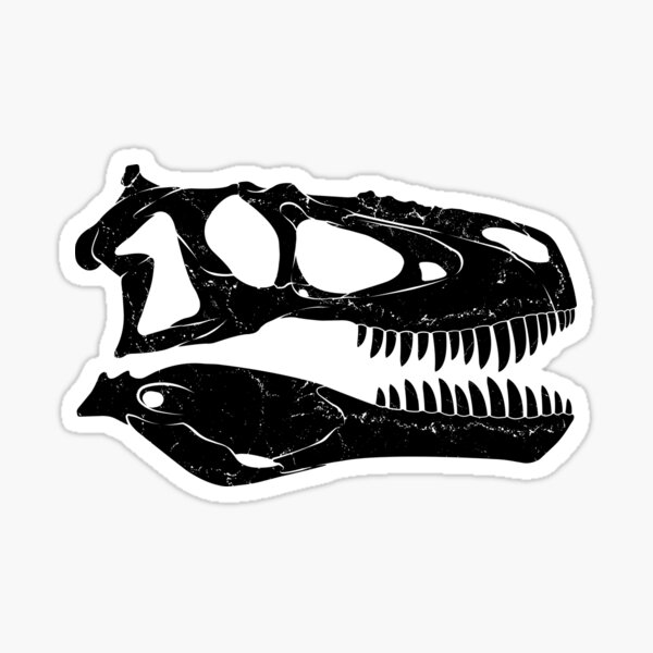 Item preview, Daspletosaurus Skull Fossil designed and sold by NicGrayGraphic.