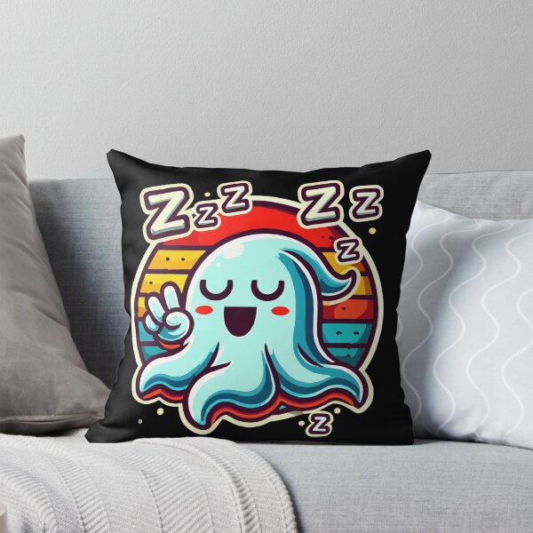 Item preview, Cute Sleeping Ghost Funny Halloween designed and sold by LuminOrb.