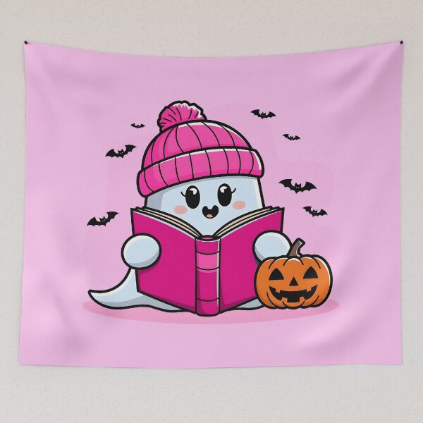 Item preview, Reading a book by the friendly ghost cute & beautiful designed and sold by ArtbySameer.