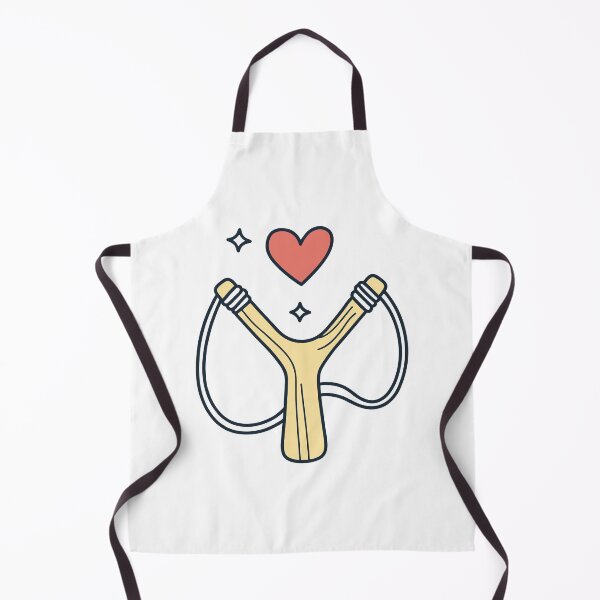Item preview, Simple drawing of wooden slingshot throw a heart designed and sold by rasagamastore.