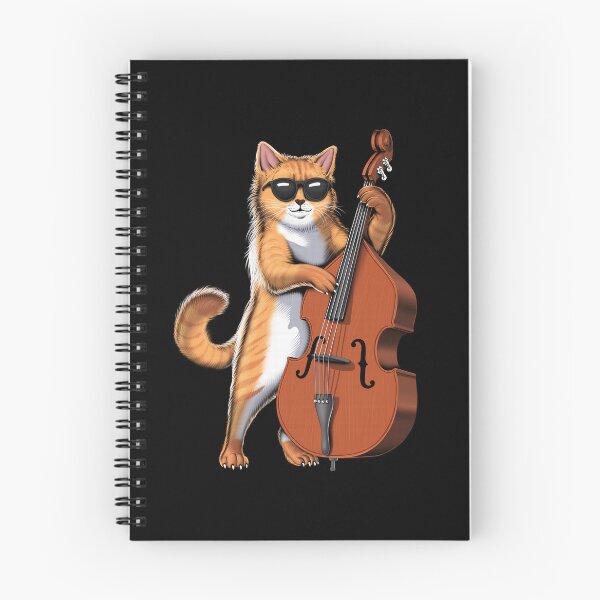 Item preview, Cat Double Bass Player designed and sold by underheaven.