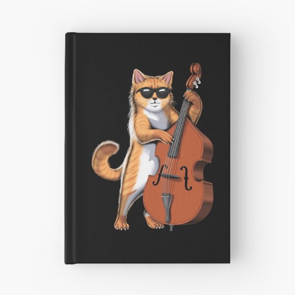 Item preview, Cat Double Bass Player designed and sold by underheaven.