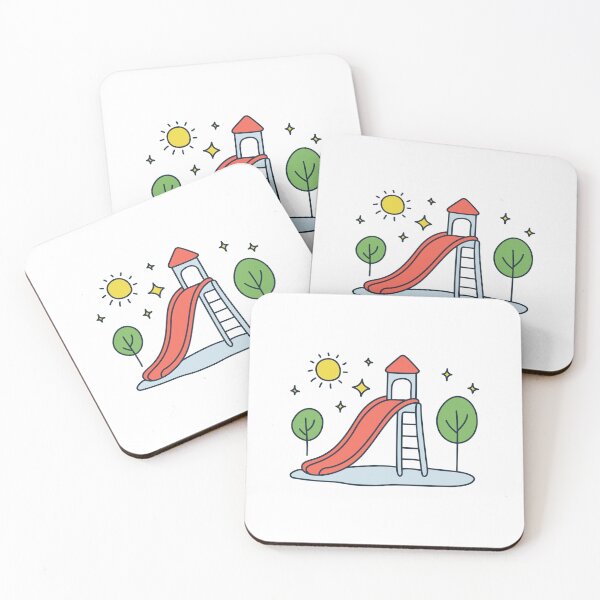Item preview, Simple drawing of slide in the park designed and sold by rasagamastore.
