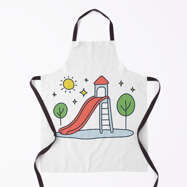 Item preview, Simple drawing of slide in the park designed and sold by rasagamastore.
