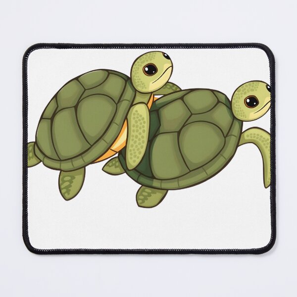 Item preview,  Turtle Mating: Olive Ridley Turtles Minimalist Design designed and sold by NeoArtworks.