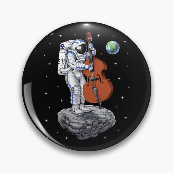 Item preview, Astronaut Double Bass Player designed and sold by underheaven.