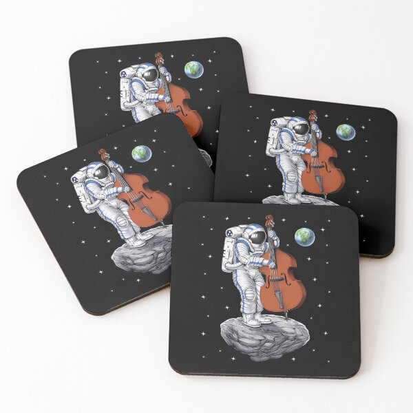 Item preview, Astronaut Double Bass Player designed and sold by underheaven.