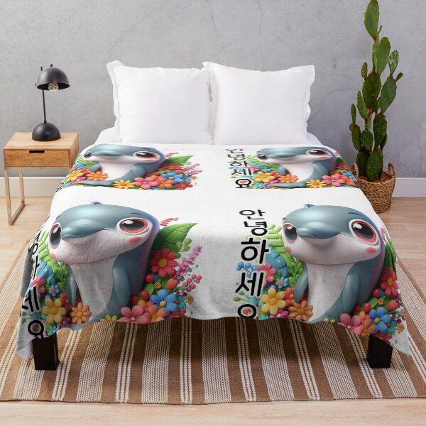 Item preview, Dolphin Say Hello in Korean designed and sold by primtawan.