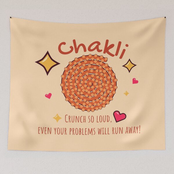 Item preview, Chakli: Crunch so loud, Even Your Problems will run away!  designed and sold by Tulip Creators .