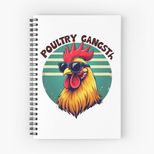Item preview, Poultry Gangsta Funny Rooster Cool Chicken Farm Animal Humor designed and sold by Hananiah Merch.