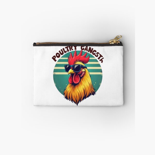 Item preview, Poultry Gangsta Funny Rooster Cool Chicken Farm Animal Humor designed and sold by Hananiah Merch.