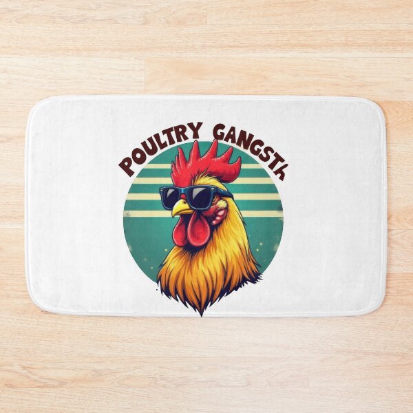 Item preview, Poultry Gangsta Funny Rooster Cool Chicken Farm Animal Humor designed and sold by Hananiah Merch.