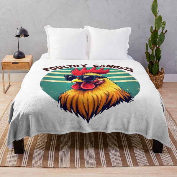 Item preview, Poultry Gangsta Funny Rooster Cool Chicken Farm Animal Humor designed and sold by Hananiah Merch.