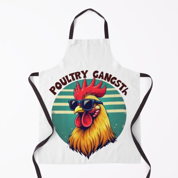 Item preview, Poultry Gangsta Funny Rooster Cool Chicken Farm Animal Humor designed and sold by Hananiah Merch.
