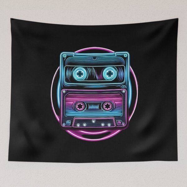 Item preview, Neon Cassette Nostalgia designed and sold by pumsquare.