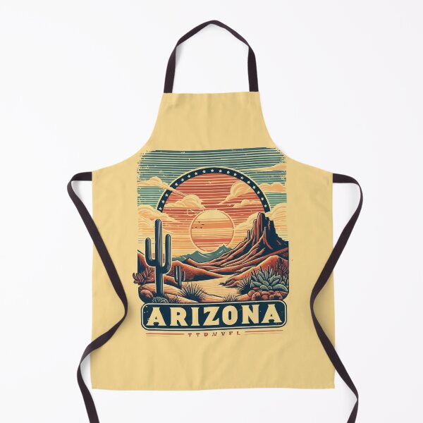 Item preview, Arizona - Vintage Sunset - Travel Badge designed and sold by Amazing States of America.
