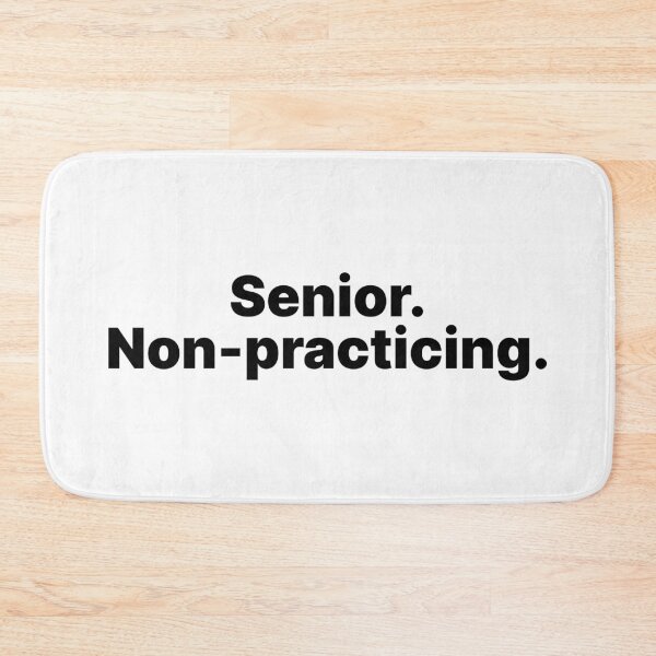 Item preview, Senior. Non-practicing | Text-only design for those forever young at heart designed and sold by ThingsOnTees.