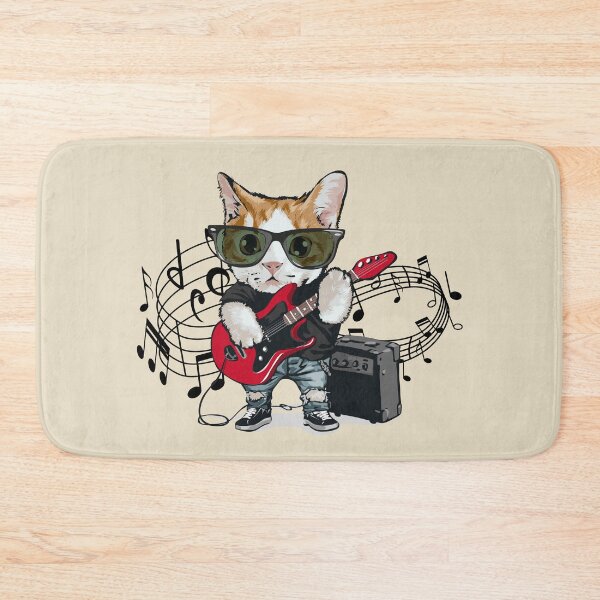 Item preview, Rock and Roll Kitty designed and sold by CookiesMerch.
