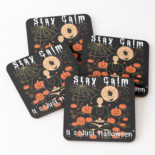 Item preview, Stay Calm it's just Halloween designed and sold by ZenAuraBoutique.