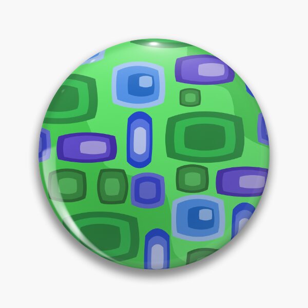 Item preview, Blue and Green Retro Pattern designed and sold by Andrew  Hitchen.