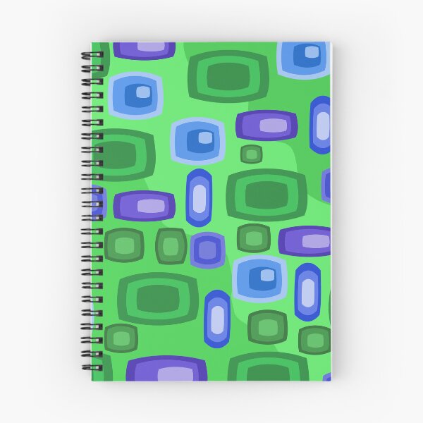 Item preview, Blue and Green Retro Pattern designed and sold by Andrew  Hitchen.
