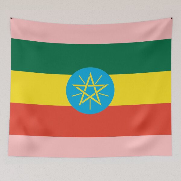 Item preview, Ethiopia Flag: Heritage, Resilience, and Unity designed and sold by communedesigns.