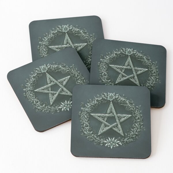 Item preview, Green Witch Pentagram designed and sold by OutKastArt.