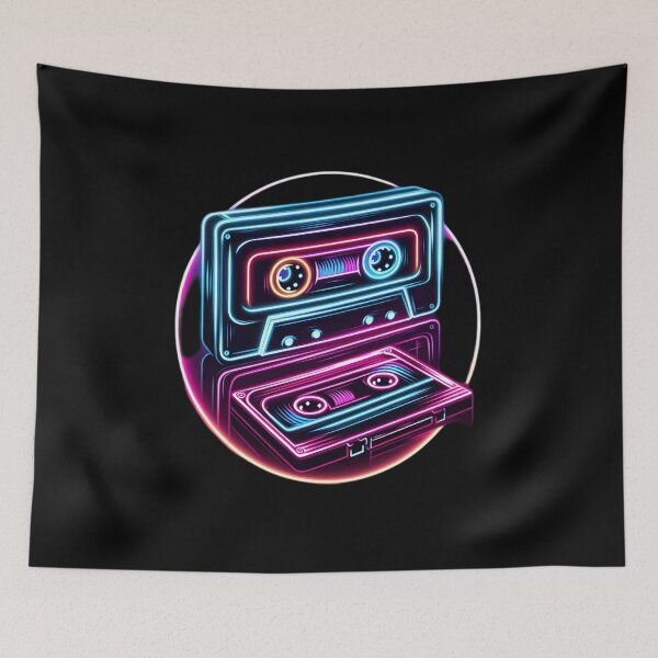 Item preview, Neon Cassette Nostalgia designed and sold by pumsquare.