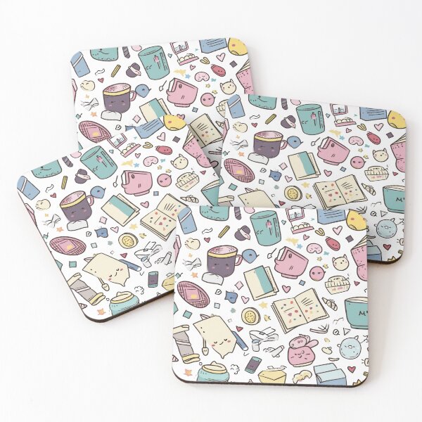 Item preview, Colorful Kawaii Patterns Featuring Animals and Food designed and sold by Piotrek0001.