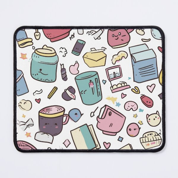 Item preview, Colorful Kawaii Patterns Featuring Animals and Food designed and sold by Piotrek0001.