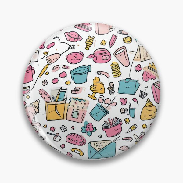 Item preview, Colorful Kawaii Patterns Featuring Animals and Food designed and sold by Piotrek0001.