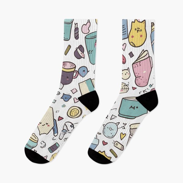 Item preview, Colorful Kawaii Patterns Featuring Animals and Food designed and sold by Piotrek0001.