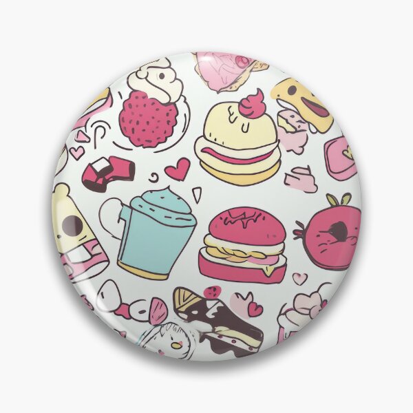 Item preview, Colorful Kawaii Patterns Featuring Animals and Food designed and sold by Piotrek0001.