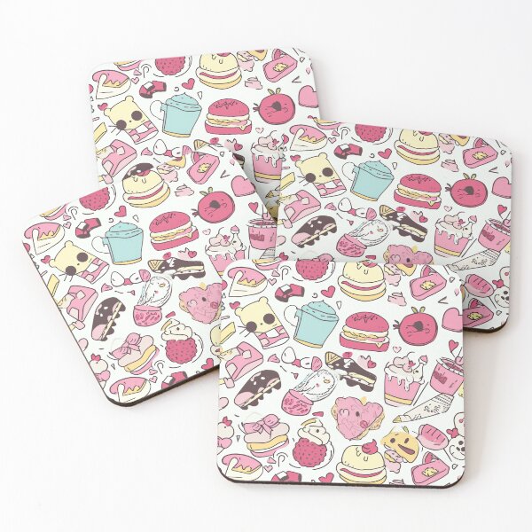 Item preview, Colorful Kawaii Patterns Featuring Animals and Food designed and sold by Piotrek0001.
