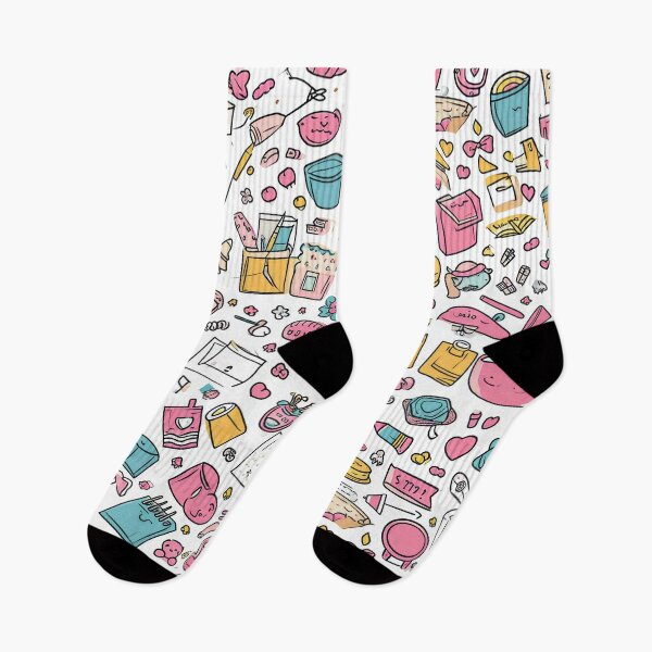 Item preview, Colorful Kawaii Patterns Featuring Animals and Food designed and sold by Piotrek0001.