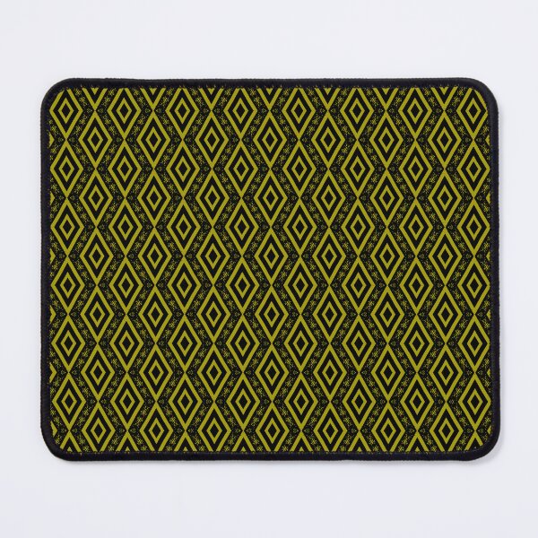 Item preview, Gold Tribal Diamond Print designed and sold by HarmonyCreation.