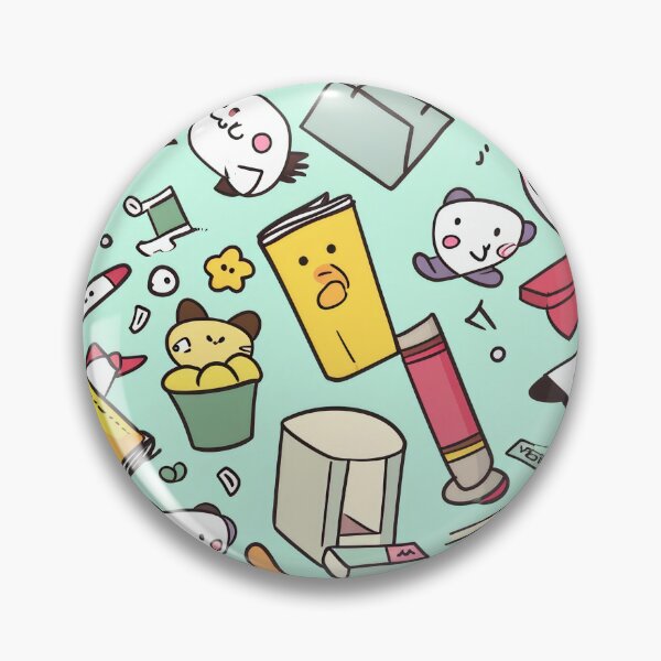 Item preview, Colorful Kawaii Patterns Featuring Animals and Food designed and sold by Piotrek0001.