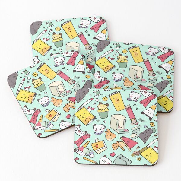 Item preview, Colorful Kawaii Patterns Featuring Animals and Food designed and sold by Piotrek0001.