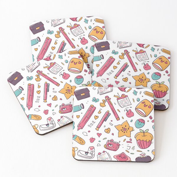 Item preview, Colorful Kawaii Patterns Featuring Animals and Food designed and sold by Piotrek0001.