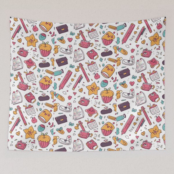 Item preview, Colorful Kawaii Patterns Featuring Animals and Food designed and sold by Piotrek0001.