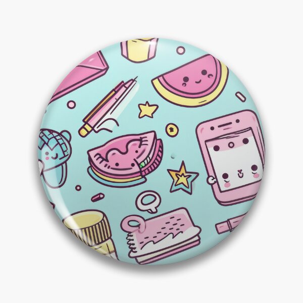 Item preview, Colorful Kawaii Patterns Featuring Animals and Food designed and sold by Piotrek0001.