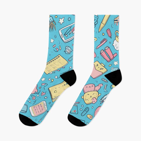 Item preview, Colorful Kawaii Patterns Featuring Animals and Food designed and sold by Piotrek0001.