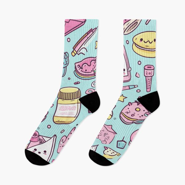 Item preview, Colorful Kawaii Patterns Featuring Animals and Food designed and sold by Piotrek0001.